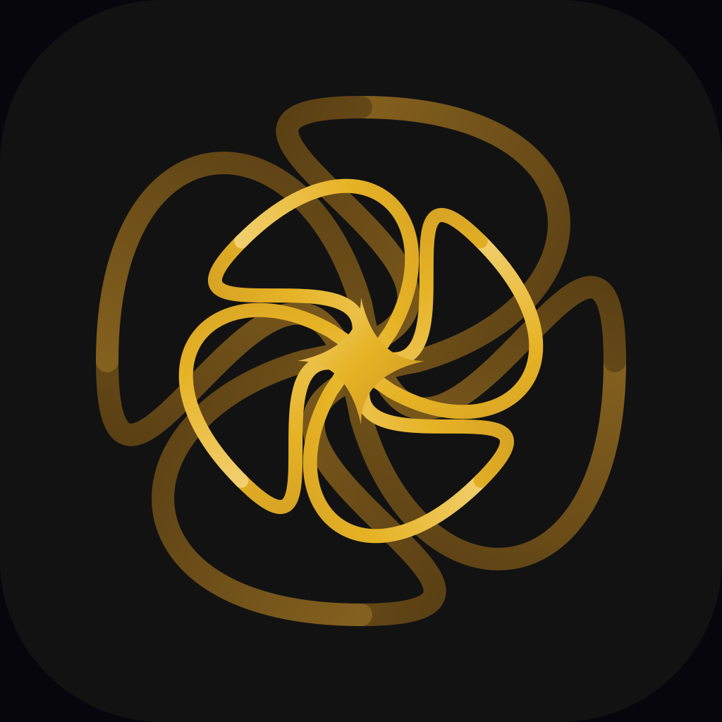 HoroJob original gold emblem on a dark background